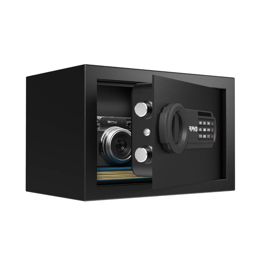 Electronic Safe Box With Digital Keypad, Home Use Small Safe , 0.3 Cubic Feet, RPNB RP20ESA