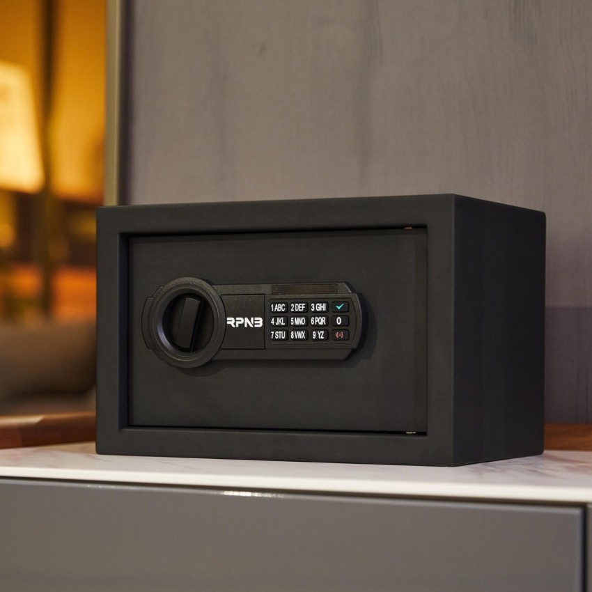 Electronic Safe Box With Digital Keypad, Home Use Small Safe , 0.3 Cubic Feet, RPNB RP20ESA