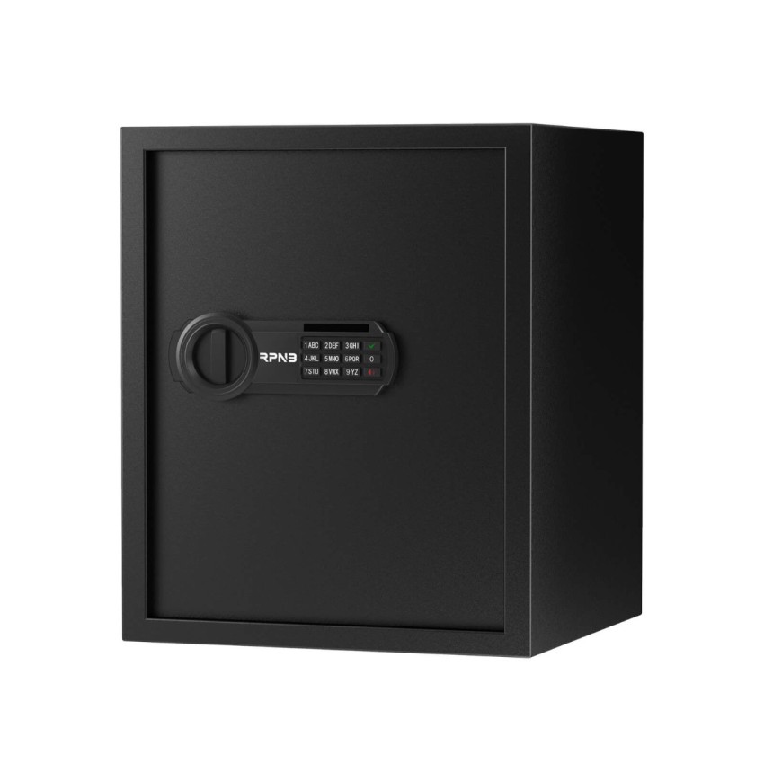 Home Storage Safe with Two Security Live Bolts, Small Jewelry Safe, 1.5 Cubic Feet, RPNB RP42ESA