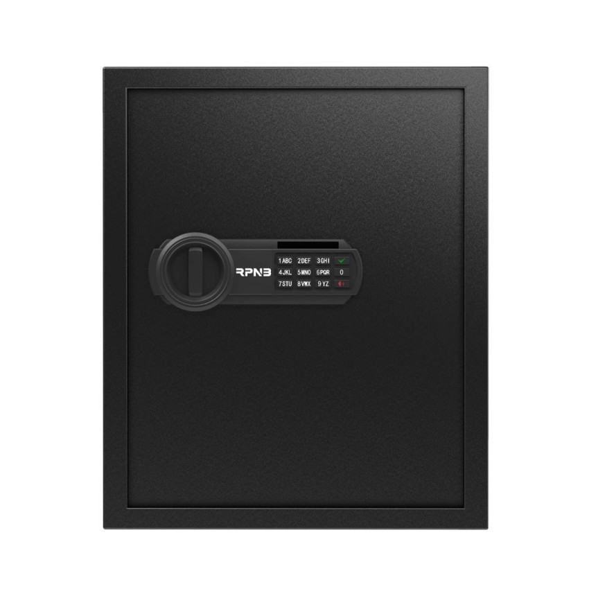Home Storage Safe with Two Security Live Bolts, Small Jewelry Safe, 1.5 Cubic Feet, RPNB RP42ESA