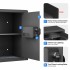 Biometric Home Safe with Fingerprint Digital Lock for Cash & Jewelry, 1.8 Cubic Feet, RPNB RP50FSA