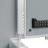 White Fingerprint Home Safe With Touchscreen Keypad, Deluxe Nightstand Safe, 2.8 Cubic Feet, RPNB RPHS60W