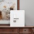 White Fingerprint Home Safe With LED Light Internal, Luxury Closet Safe, 1.6 Cubic Feet, RPNB RPHS45W